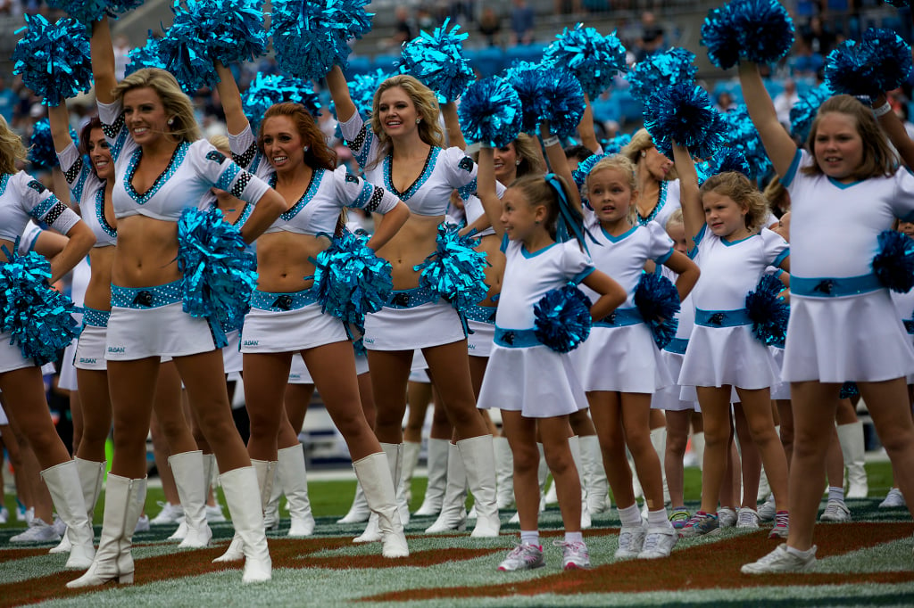 Cheerleaders carolina panthers lesbian sex