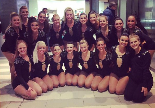 St Cloud State University dance team jazz costume