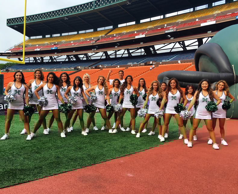 Rainbow Warrior Dancers Custom Cheer Dress Rainbow Warrior Dancers Custom Cheer Dress