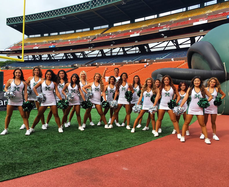 Rainbow Warrior Dancers Custom Cheer Dress