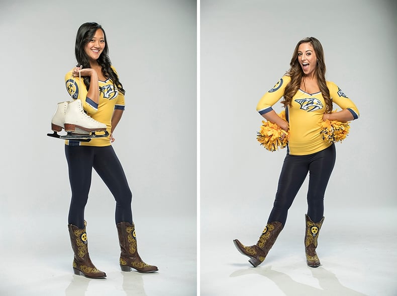 Nashville Predators Energy Team custom cheer uniforms Nashville Predators Energy Team custom cheer uniforms