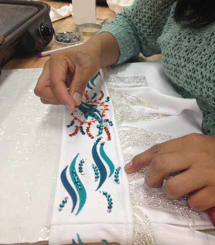 small rhinestone picture