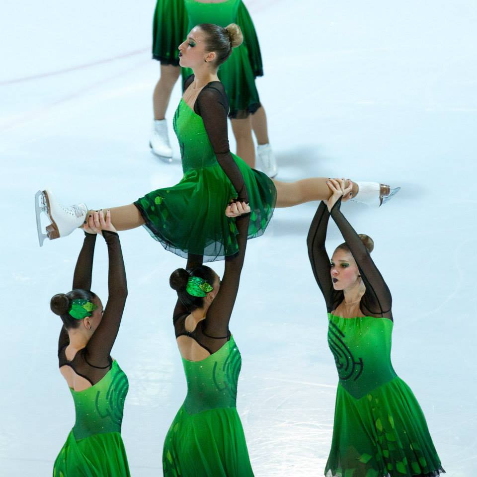 Cool Dreams Labyrinth Dress, Swiss, Synchronized Skating, The Line Up