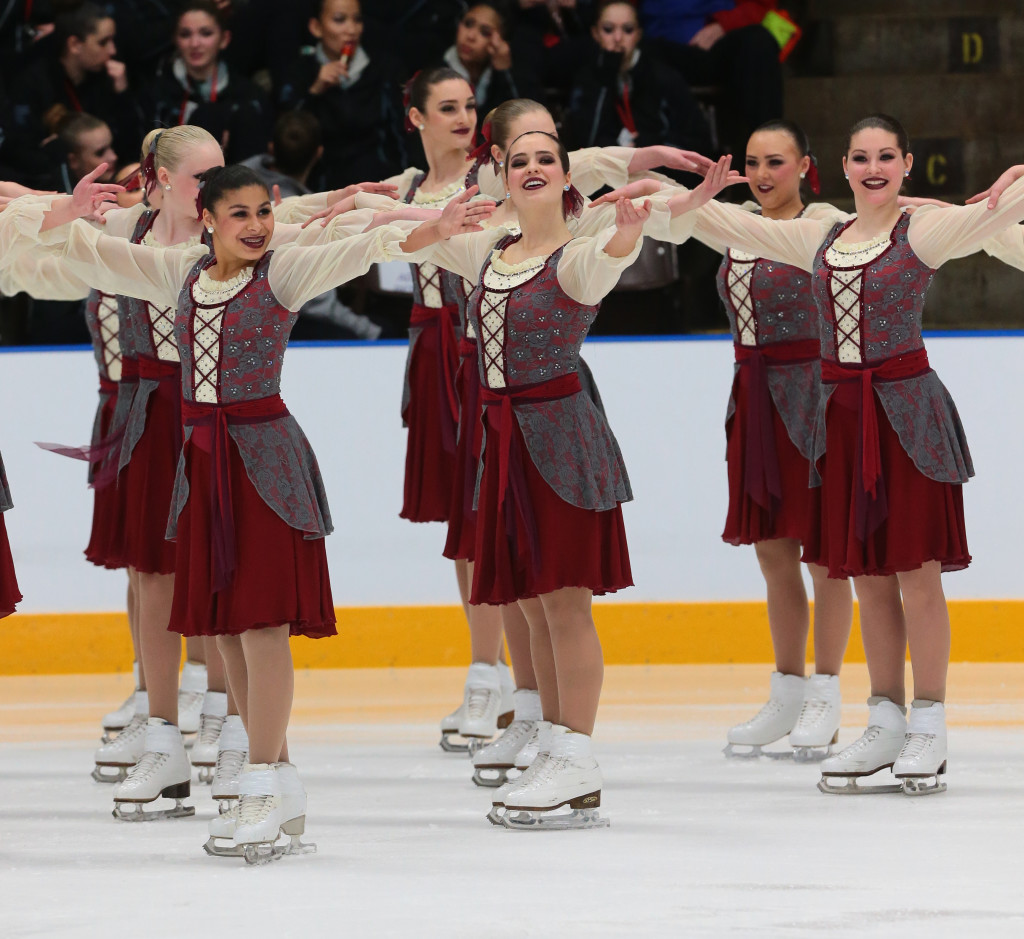 Fond du Lac Blades Jr Long synchronized skating pirate theme dress