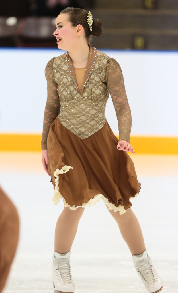 Hockettes Jr Long casablanca theme dress synchronized skating nationals 2016
