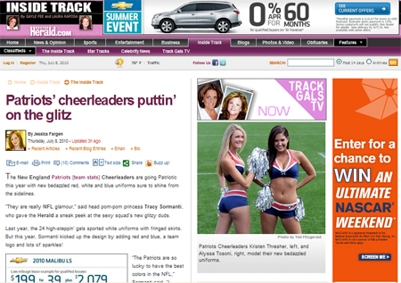New England Patriots in Boston Herald