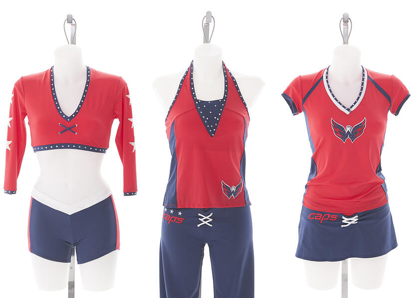 Washington Capitals Red Rockers Custom Uniforms by The Line Up
