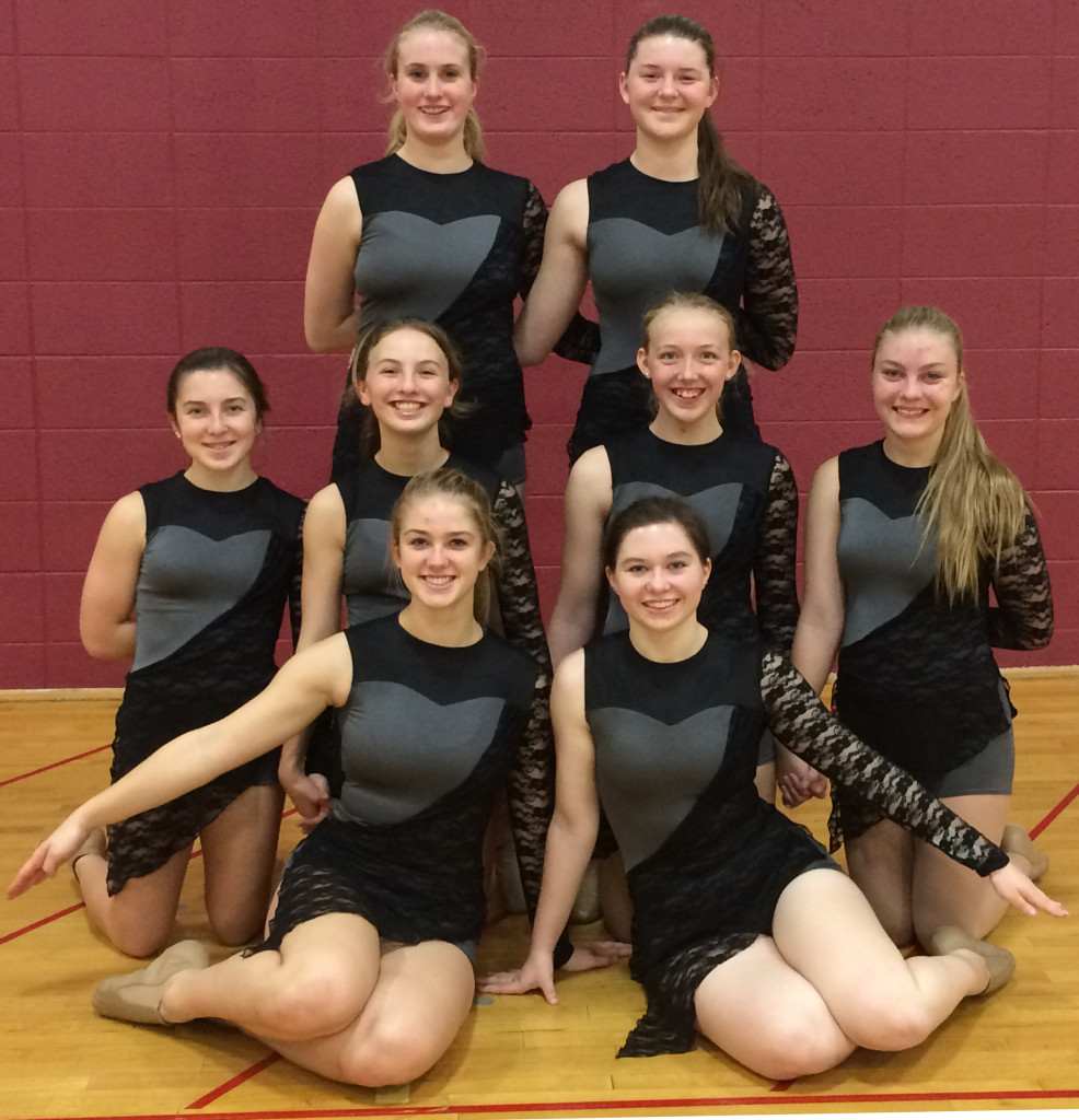 Becker High School jazz charcoal and black costume from The Line Up