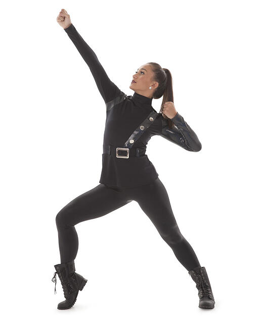 Military inspired dance costume by The Line Up