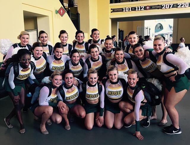 North Dakota State University Pom Competition Costume