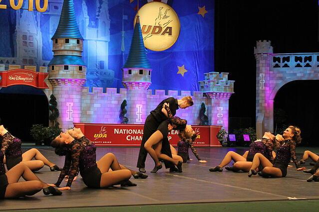 Fort Zumwalt West Jazz costume by The Line Up, UDA NDTC Nationals