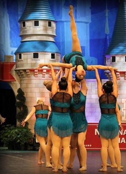 Beavercreek High School Jazz costume by The Line Up, UDA NDTC Nationals