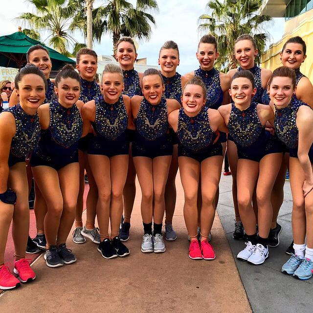 Eden Prairie Pom Squad Jazz costume by The Line Up, UDA NDTC Nationals