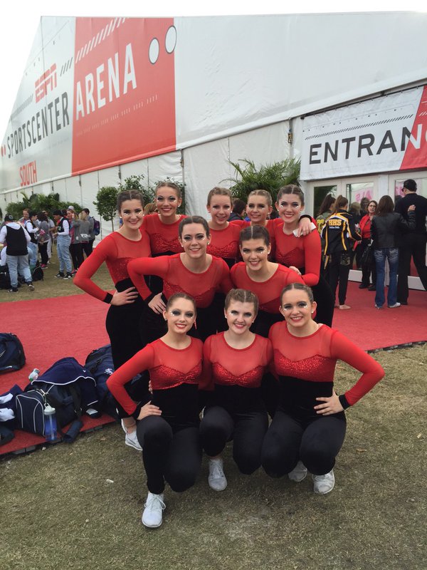 Xavier Pom Squad jazz costume by The Line Up