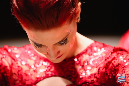 Bellarmine University, The Line Up, red dance costume, NDA college Nationals
