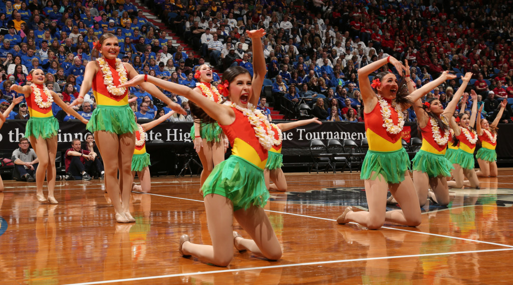 South Saint Paul hula girl kick costume 2016, The Line Up