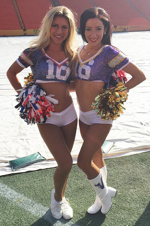 Pro Bowl 2016 Sparkle Jersey Cheerleader Top