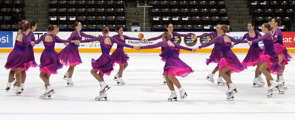 Wisconsin Edge Intermediate Synchronized Skating Dress by The Line Up