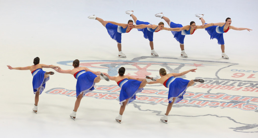 Miami University of Ohio Collegiate Free Skate Red white and blue 2016 nationals dresses