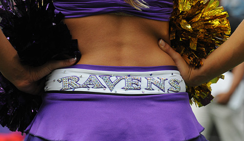 ravens logo on new skirt