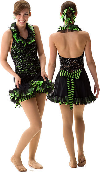 dac costume SMALL Lace and stripe dress