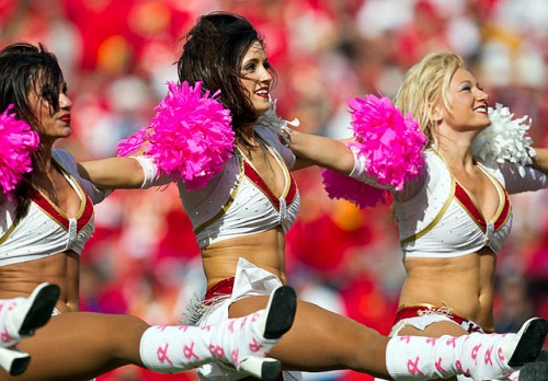 cheifs performing in pink