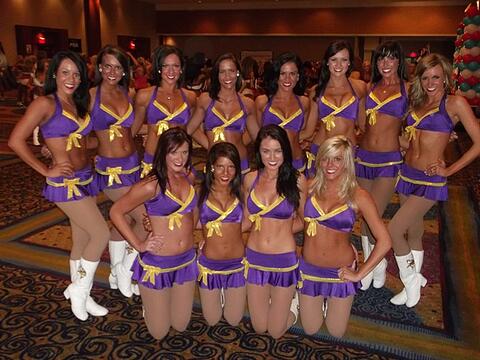 Minnesota Vikings Cheerleaders in an online style