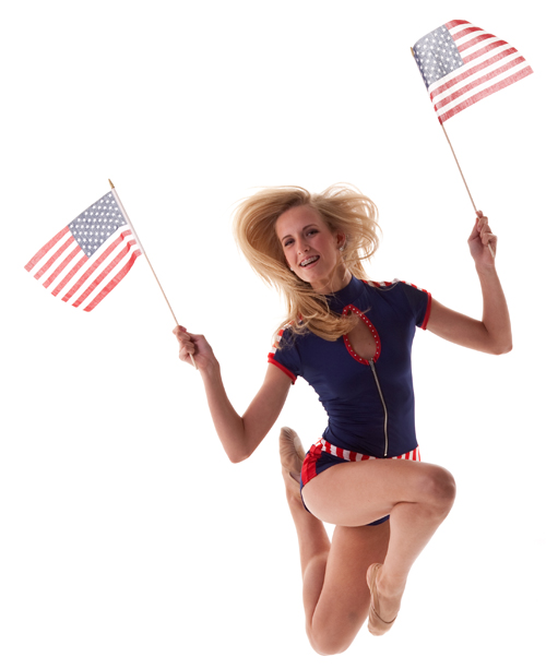4th of July flag pic