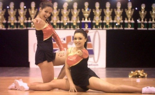 Nicole and kelsey in action