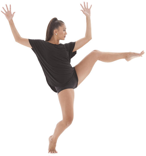 Vista tee, Oversized tshirt dance  costume, The Line Up