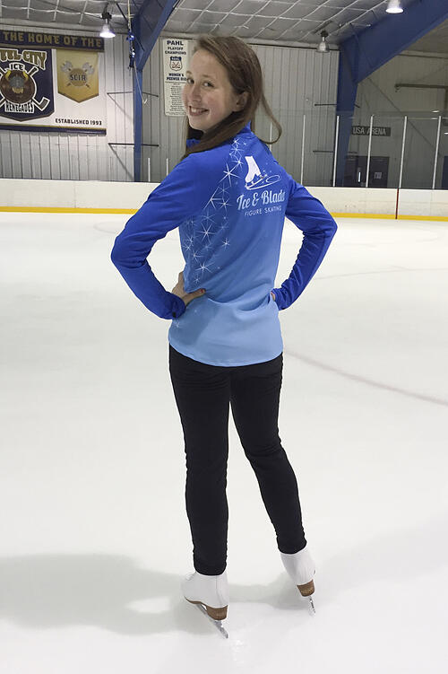 Ice and Blades new warm ups, jacket and leggings, The Line Up