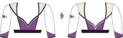 White Baltimore Ravens uniform top, The Line Up