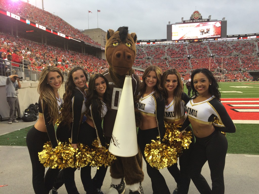 Western Michigan University Dance team uniforms, The Line Up