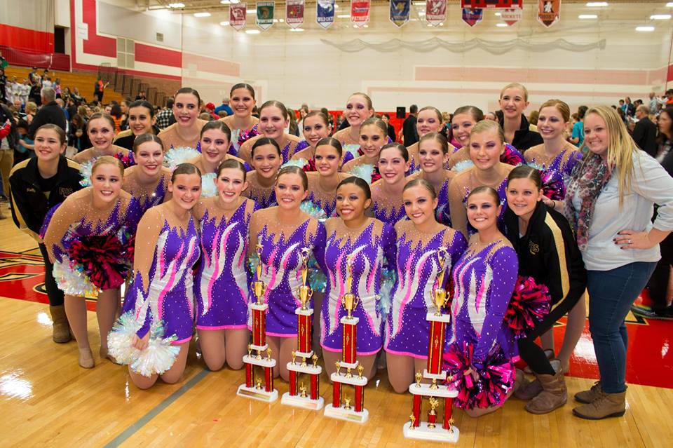 Franklin High School Dance Team Pom Costumes by The Line Up, 2016
