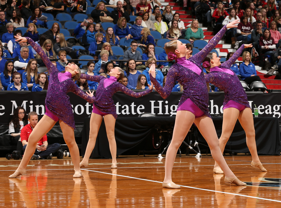 South Saint Paul Jazz purple sparkly costume, The Line UP