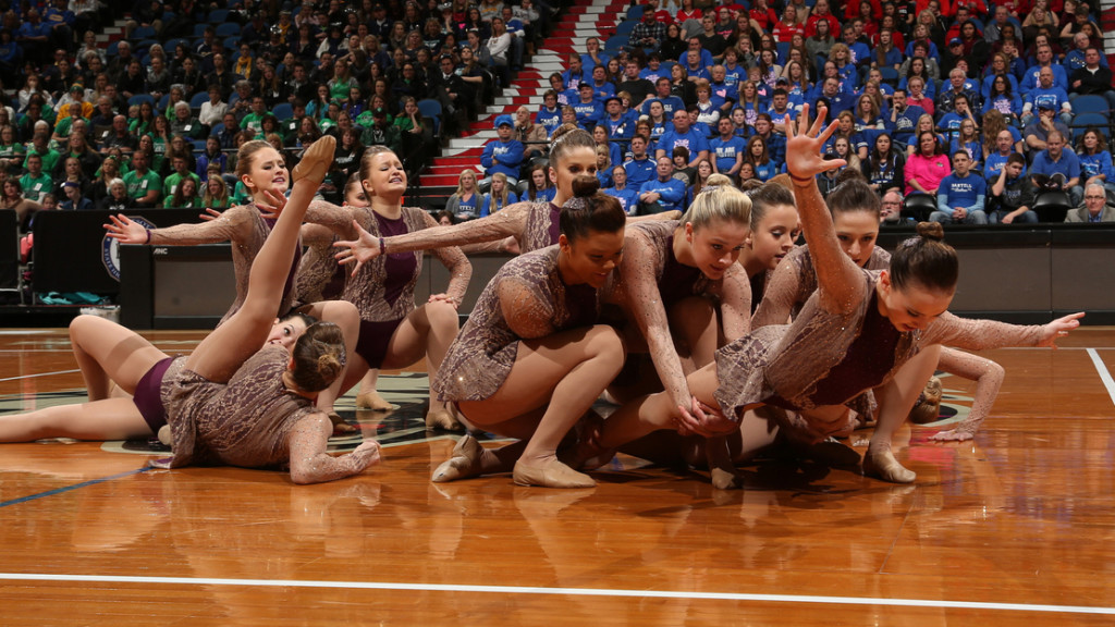 Prior Lake nude and dark purple leotard jazz costume 2016, The Line Up