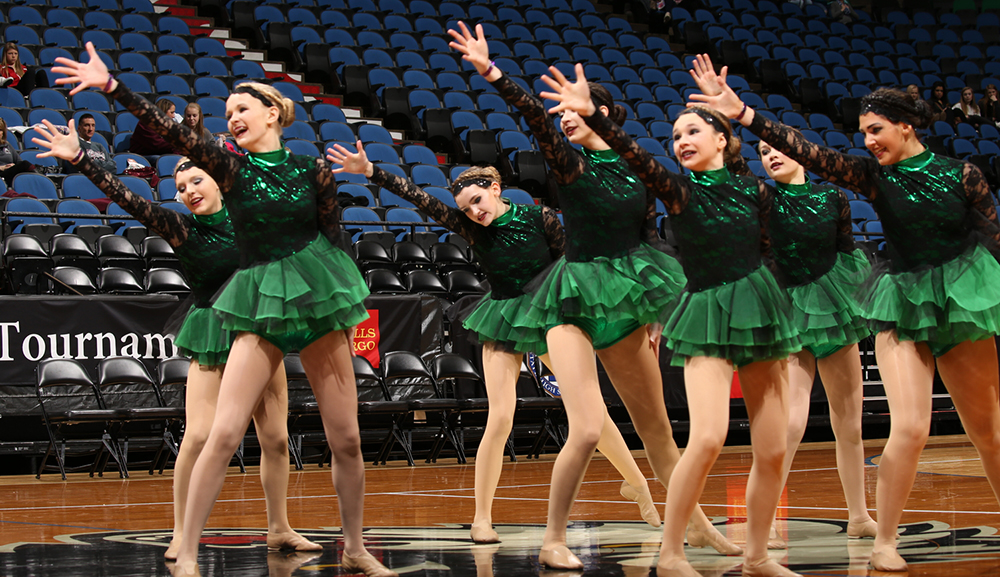 Lac Qui Parle Jazz green poofy skirt, 2016, The Line Up