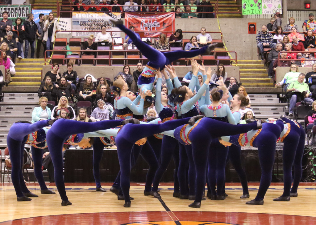 Watertown Blue Revue High Kick tribal costume