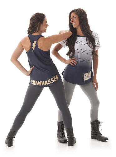 Chanhassen custom tank top and tshirt for team apparel, 