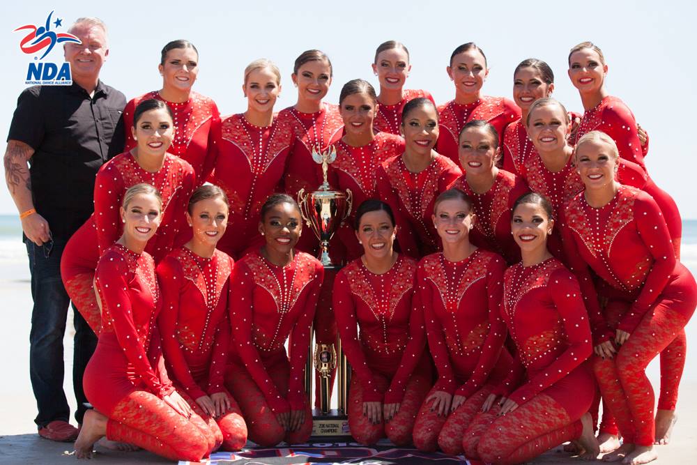University of Louisville Ladybirds 2016 NDA national champions dance team