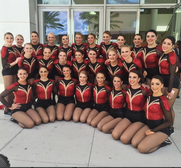 Miami University of Ohio NDA nationals 2016 dance team