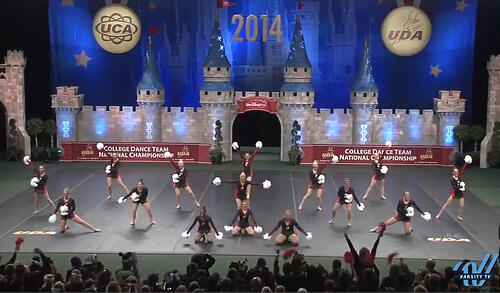 University of Cincinnati Dance Team, Pom costume, pom uniform, The Line Up
