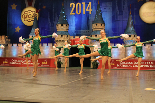 george mason university dance team, pom uniforms, The Line Up