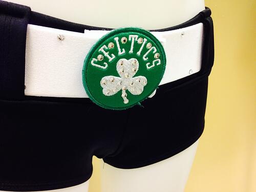 celtics belt and short