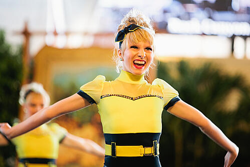 The Line Up - Rock Canyon High School - Yellow Jazz Costume