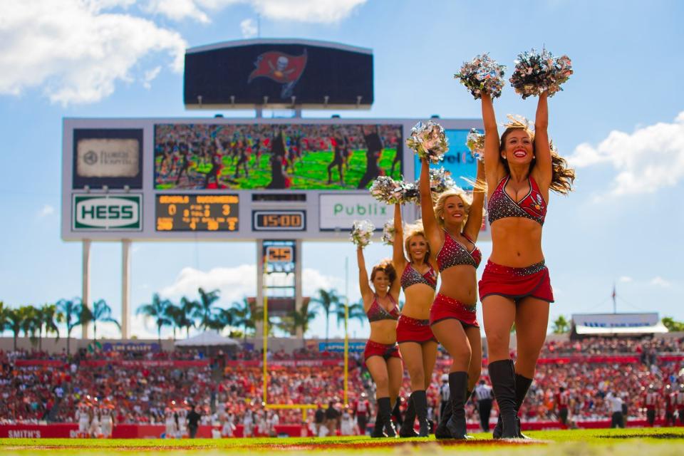 The Line Up - Tampa Bay Buccaneer Cheerleaders 