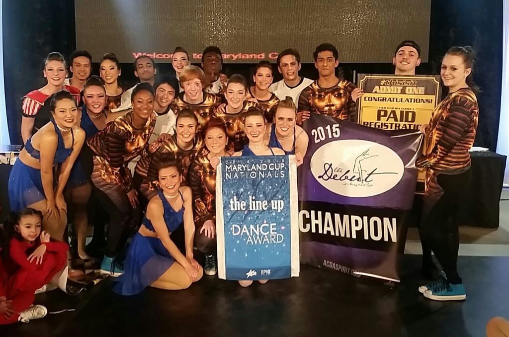 Senior Coed Thunder Crew winning The Line Up Award at MD Cup! Adrenaline Allstars Senior Coed Hip hop Thunder Crew, The Line Up, The Line Up Award, Reach the Beach