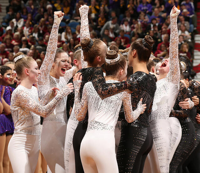 faribault dance team high kick costume by The Line Up,shadow dance 2016 state