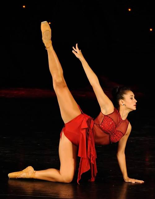 Dance Arts Centre soloist, red, Esme Brown, The Line Up