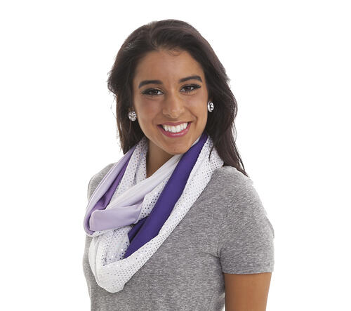 Infinity scarf Ombre Showstopper The Line Up Minnesota Vikings Cheerleaders uniform